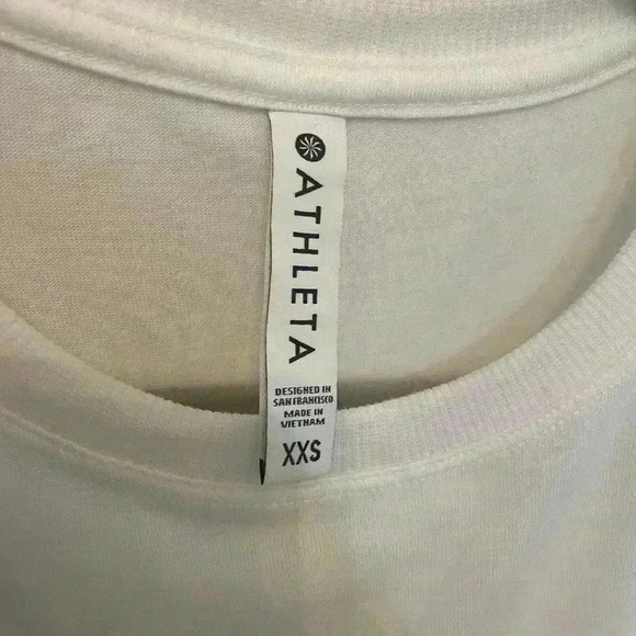 Athleta Cloudlight Restore Asymmetric Tank Top in White Size XXS - Picture 4 of 4